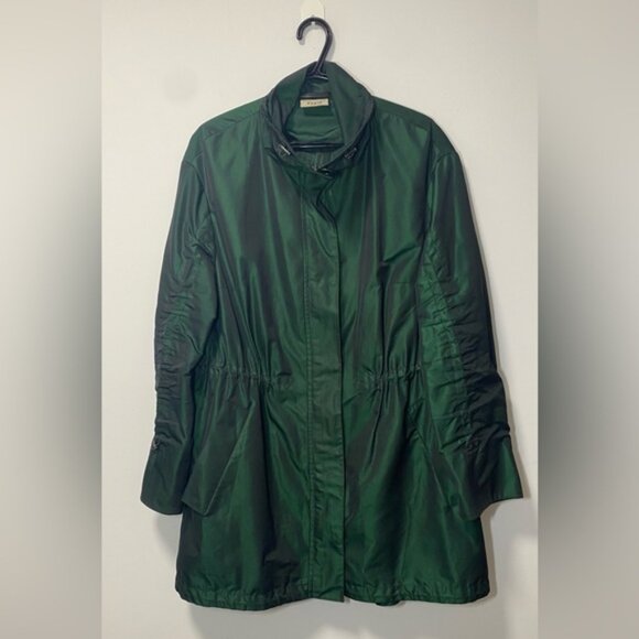 Akris Punto Iridescent Techno Drawstring Parka Jacket size 14 US - Picture 4 of 10